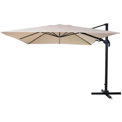 MCW Ampelschirm A96 3x3m Alu/Stahl Creme ohne Ständer MCW Ampelschirm A96 3x3m Alu/Stahl Creme ohne Ständer