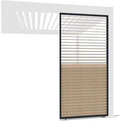 Weide Holzoptik Wand Für Pergola Drehbare Lamellen Aluminium 0.93 Meter Holzoptik Weide Holzoptik Wand Für Pergola Drehbare Lamellen Aluminium 0.93 Meter Holzoptik