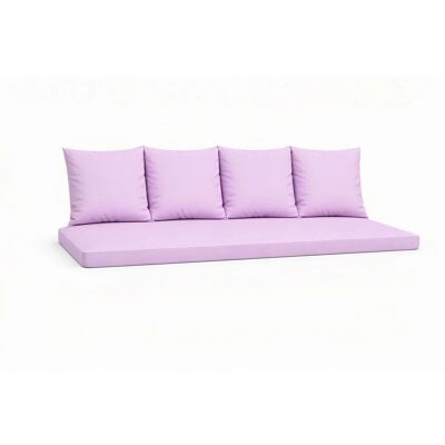 Setgarden Mix Bench Kissen Outdoor Kissen Bankauflage 170x60+4x50x56cm Kissen Für 3-Sitzer Bänke 1tlg Purple Setgarden Mix Bench Kissen Outdoor Kissen Bankauflage 170x60+4x50x56cm Kissen Für 3-Sitzer Bänke 1tlg Purple