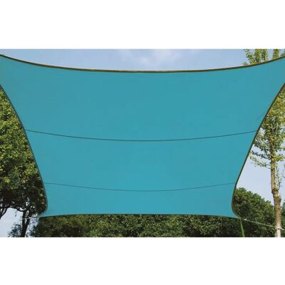 Perel Viereck-Sonnensegel 360 cm x 360 cm Blau Perel Viereck-Sonnensegel 360 cm x 360 cm Blau