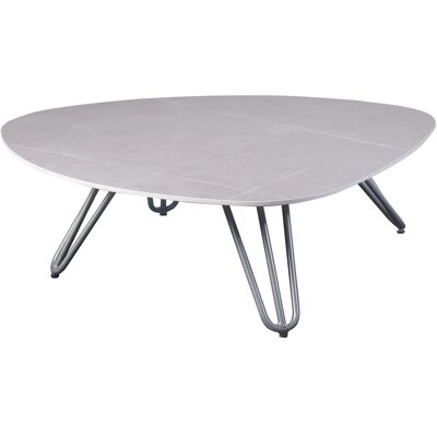 Garden Pleasure Gartentisch Emilia Oval Grau 88 cm x 110 cm Garden Pleasure Gartentisch Emilia Oval Grau 88 cm x 110 cm
