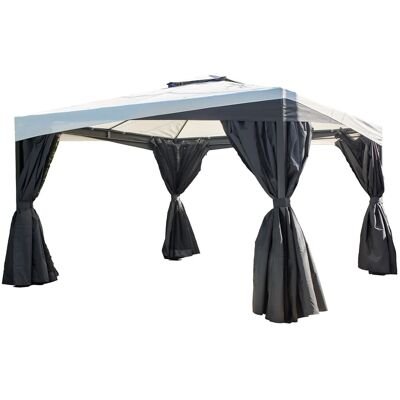 Sojag Pavillon Malta 1014 Schwarz 305 cm x 430 cm x 271 cm Sojag Pavillon Malta 1014 Schwarz 305 cm x 430 cm x 271 cm