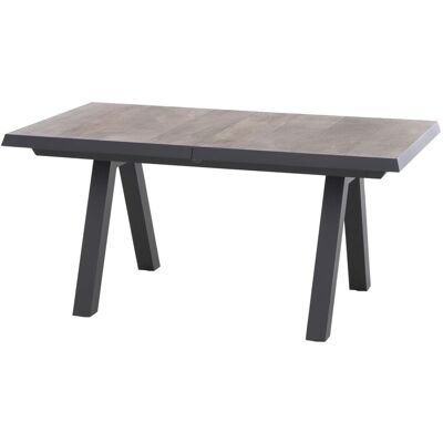 Siena Garden Gartentisch ausziehbar Keramik Washed Grey 90 cm x 160 cm Siena Garden Gartentisch ausziehbar Keramik Washed Grey 90 cm x 160 cm