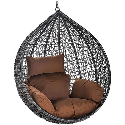 Home Deluxe - Cielo Polyrattan Hängesessel - Für drinnen und draußen Home Deluxe - Cielo Polyrattan Hängesessel - Für drinnen und draußen