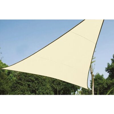 Perel Dreieck-Sonnensegel 500 cm x 500 cm Creme Perel Dreieck-Sonnensegel 500 cm x 500 cm Creme