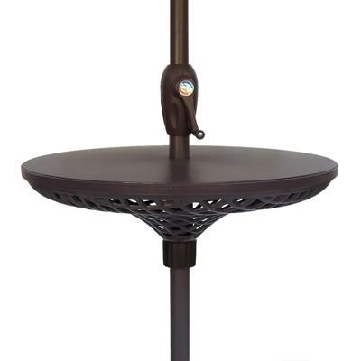 Garden Pleasure Gartentisch Rund Kunststoff Schwarz 58,5 cm x 58,5 cm Garden Pleasure Gartentisch Rund Kunststoff Schwarz 58,5 cm x 58,5 cm