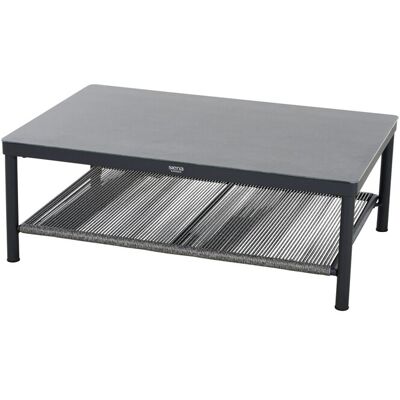 Siena Garden Gartentisch Rechteckig Anthrazit/Matt 70 cm x 110 cm Siena Garden Gartentisch Rechteckig Anthrazit/Matt 70 cm x 110 cm
