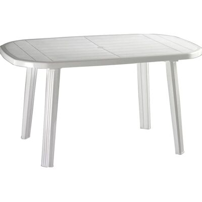 IDEA EUROPE LTD - Salomone Blanca - 134x85x73 - Gartentisch IDEA EUROPE LTD - Salomone Blanca - 134x85x73 - Gartentisch