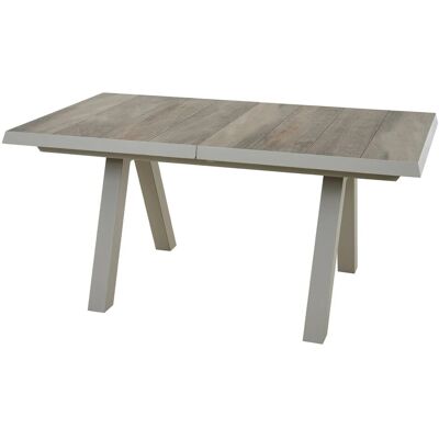 Siena Garden Gartentisch ausziehbar Keramik Washed Grey 90 cm x 160 cm Siena Garden Gartentisch ausziehbar Keramik Washed Grey 90 cm x 160 cm