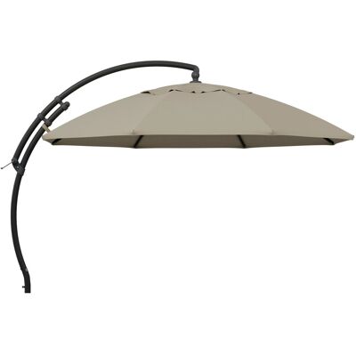 Sun Garden Ampelschirm Ø 375 cm Beige-Melliert mit Kurbelmechanik Sun Garden Ampelschirm Ø 375 cm Beige-Melliert mit Kurbelmechanik