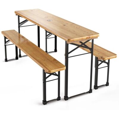Beautissu BT22 Bierzeltgarnitur 170x46cm 3tlg Beautissu BT22 Bierzeltgarnitur 170x46cm 3tlg