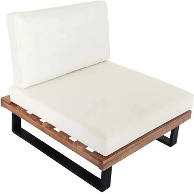 MCW - MCW-H54 - hellbraun - cremepolsterung - Spun Poly - Lounge-Sessel MCW - MCW-H54 - hellbraun - cremepolsterung - Spun Poly - Lounge-Sessel
