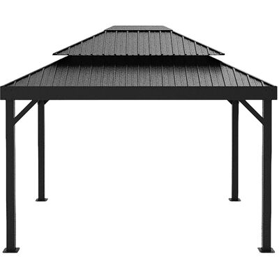 Sojag Pavillon London Schwarz 424,3 cm x 299,3 cm x 310 cm Sojag Pavillon London Schwarz 424,3 cm x 299,3 cm x 310 cm