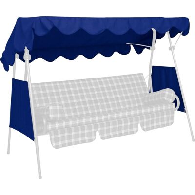 Angerer Freizeitmöbel Sonnendach für Hollywoodschaukel 120 x 200 cm Blau Angerer Freizeitmöbel Sonnendach für Hollywoodschaukel 120 x 200 cm Blau