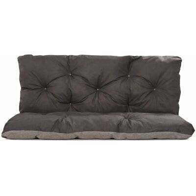 Setgarden Double Outdoor Kissen Bankauflage 120x60x60cm Kissen Für 2-Sitzer Bänke 1tlg Schwarz Setgarden Double Outdoor Kissen Bankauflage 120x60x60cm Kissen Für 2-Sitzer Bänke 1tlg Schwarz