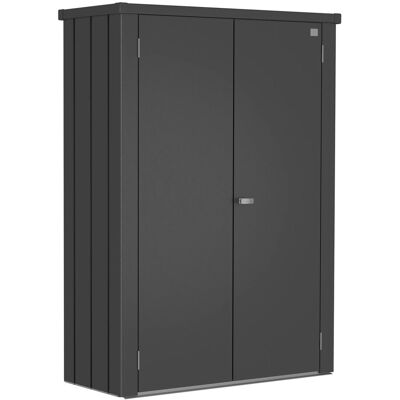 Biohort Terrassenschrank Romeo 181 cm x 132 cm x 57 cm Dunkelgrau-Metallic Biohort Terrassenschrank Romeo 181 cm x 132 cm x 57 cm Dunkelgrau-Metallic
