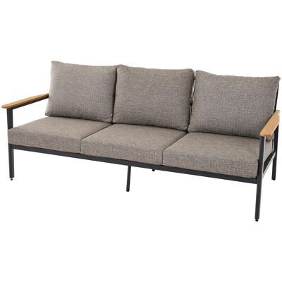 Siena Garden Loungeset Liguria 80,5 x 206 x 87 cm Anthrazitgrau 3-teilig FSC® Siena Garden Loungeset Liguria 80,5 x 206 x 87 cm Anthrazitgrau 3-teilig FSC®