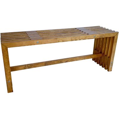 Holzbank Quadra 110 cm x 45 cm x 32,5 cm Holz Holzbank Quadra 110 cm x 45 cm x 32,5 cm Holz