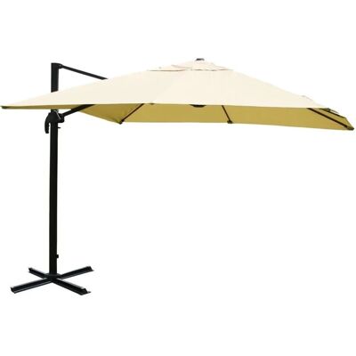MCW Ampelschirm A96 3,5x3,5m Alu Creme ohne Ständer MCW Ampelschirm A96 3,5x3,5m Alu Creme ohne Ständer