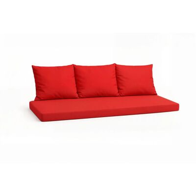 SETGARDEN Roter Sitzkissen für Gartenbank 160x50x7+ 160x50cm - Kissen SETGARDEN Roter Sitzkissen für Gartenbank 160x50x7+ 160x50cm - Kissen