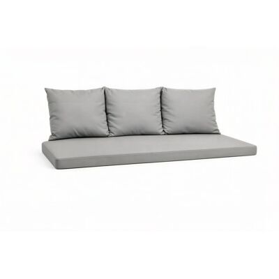 Setgarden Mix Bench Kissen Outdoor Kissen Bankauflage 150x60+3x50x56cm Kissen Für 3-Sitzer Bänke 1tlg Grau Setgarden Mix Bench Kissen Outdoor Kissen Bankauflage 150x60+3x50x56cm Kissen Für 3-Sitzer Bänke 1tlg Grau