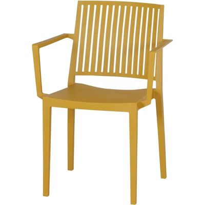 Siena Garden - Gartenstuhl Kunststoff Gelb Lane - Gelb - 57x80x56 - Garden chair Siena Garden - Gartenstuhl Kunststoff Gelb Lane - Gelb - 57x80x56 - Garden chair