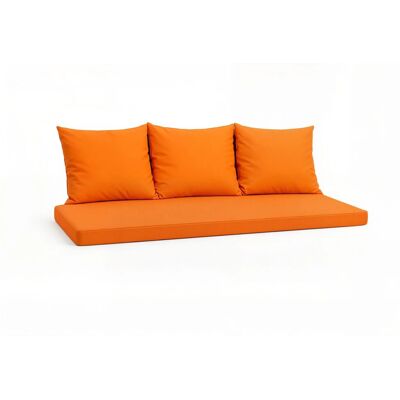 Setgarden Mix Bench Kissen Outdoor Kissen Bankauflage 160x60+3x50x56cm Kissen Für 3-Sitzer Bänke 1tlg Orange Setgarden Mix Bench Kissen Outdoor Kissen Bankauflage 160x60+3x50x56cm Kissen Für 3-Sitzer Bänke 1tlg Orange