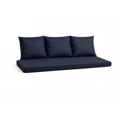 Setgarden Mix Bench Kissen Outdoor Kissen Bankauflage 150x60+3x50x56cm Kissen Für 3-Sitzer Bänke 1tlg Marine Setgarden Mix Bench Kissen Outdoor Kissen Bankauflage 150x60+3x50x56cm Kissen Für 3-Sitzer Bänke 1tlg Marine