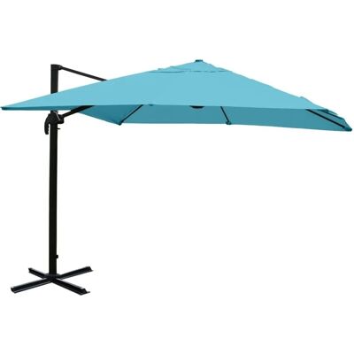 MCW Ampelschirm A96 3x3m Alu/Stahl Türkis ohne Ständer MCW Ampelschirm A96 3x3m Alu/Stahl Türkis ohne Ständer