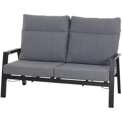 Siena Garden Loungebank Valencia 82,5 cm x 152,5 cm x 99 cm Anthrazitgrau Matt Siena Garden Loungebank Valencia 82,5 cm x 152,5 cm x 99 cm Anthrazitgrau Matt