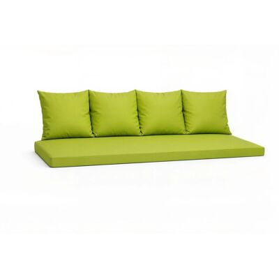 Setgarden Mix Bench Kissen Outdoor Kissen Bankauflage 180x50+4x50x56cm Kissen Für 3-Sitzer Bänke 1tlg Lemon Setgarden Mix Bench Kissen Outdoor Kissen Bankauflage 180x50+4x50x56cm Kissen Für 3-Sitzer Bänke 1tlg Lemon