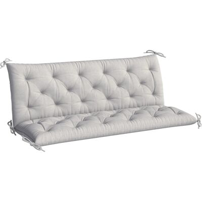 Outsunny Sitzkissen für Draußen Polyester Schaumstoff Hellgrau 98L x 150B x 8T cm Outsunny Sitzkissen für Draußen Polyester Schaumstoff Hellgrau 98L x 150B x 8T cm