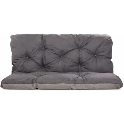 Setgarden Double Outdoor Kissen Bankauflage 120x50x50cm Kissen Für 2-Sitzer Bänke 1tlg Anthrazit Setgarden Double Outdoor Kissen Bankauflage 120x50x50cm Kissen Für 2-Sitzer Bänke 1tlg Anthrazit