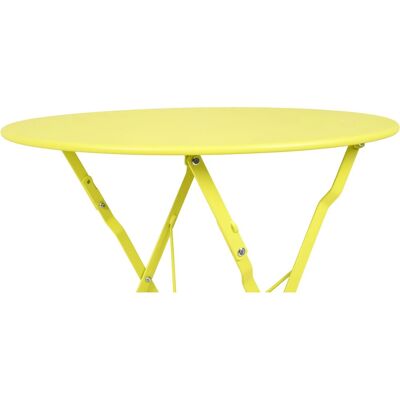 Garden Pleasure Klapptisch TIVIO Rund Eisen Hellgrün Ø 60 cm Garden Pleasure Klapptisch TIVIO Rund Eisen Hellgrün Ø 60 cm
