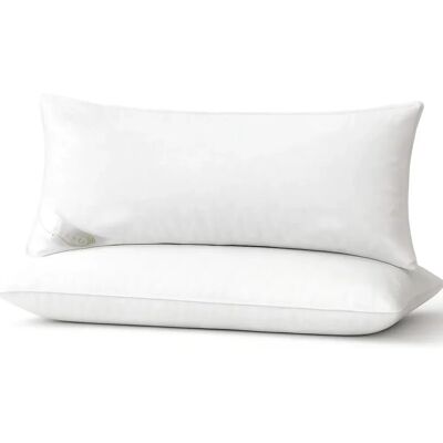 Beautissu BeauNuit FK Kopfkissen 40x80cm Weiß 2tlg Beautissu BeauNuit FK Kopfkissen 40x80cm Weiß 2tlg