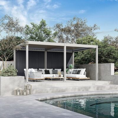 Weide Sichtschutzwand Anthrazit – Pergola Seitenwand Aus Wpc Lamellen & Windschutzsand 2.65 M Weide Sichtschutzwand Anthrazit – Pergola Seitenwand Aus Wpc Lamellen & Windschutzsand 2.65 M