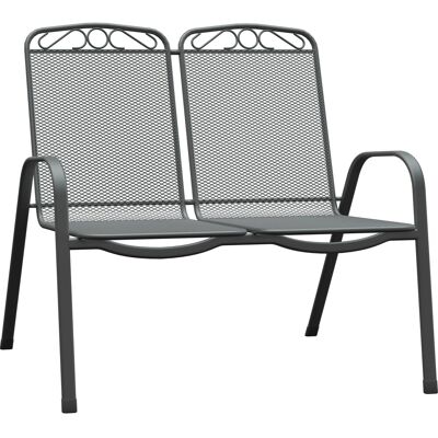 VLC Gartenbank Sacramento 2-Sitzer 98 cm x 101 cm x 70 cm Stahlgeflecht VLC Gartenbank Sacramento 2-Sitzer 98 cm x 101 cm x 70 cm Stahlgeflecht