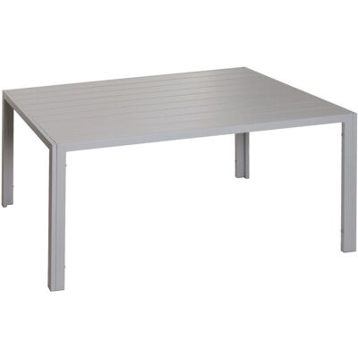 MCW Alu-Esstisch N40 Tisch Bistrotisch Gartentisch Balkontisch Wetterfest 140x80cm Hellgrau MCW Alu-Esstisch N40 Tisch Bistrotisch Gartentisch Balkontisch Wetterfest 140x80cm Hellgrau
