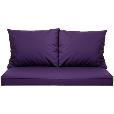 Setgarden Mix Bench Kissen Outdoor Kissen Bankauflage 110x50+2x50x56cm Kissen Für 2-Sitzer Bänke 1tlg Violett Setgarden Mix Bench Kissen Outdoor Kissen Bankauflage 110x50+2x50x56cm Kissen Für 2-Sitzer Bänke 1tlg Violett