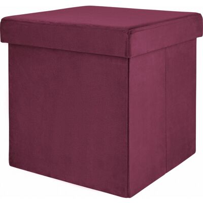 Falt-Hocker Dark Wonder 38 cm x 38 cm x 38 cm Magenta Falt-Hocker Dark Wonder 38 cm x 38 cm x 38 cm Magenta