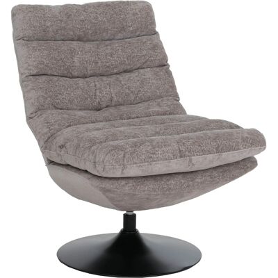MCW Loungesessel Q29 Drehbar Stoff Chenille 470g/m² Öko-Tex Stahl Taupe-creme MCW Loungesessel Q29 Drehbar Stoff Chenille 470g/m² Öko-Tex Stahl Taupe-creme