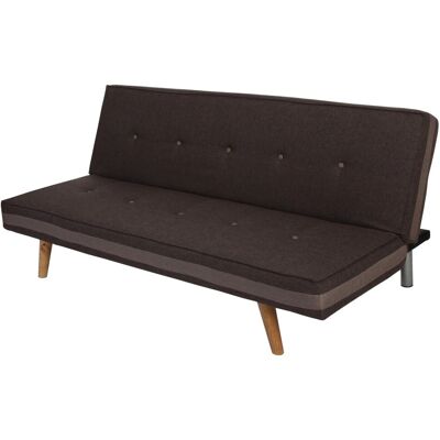 MCW 3er-Sofa Herstal 177cm Textil Braun MCW 3er-Sofa Herstal 177cm Textil Braun