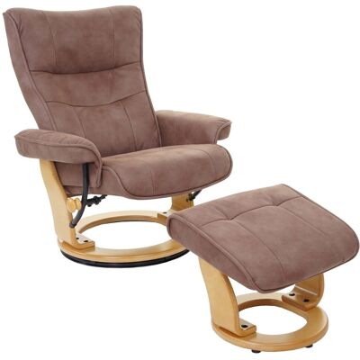 MCA - 64022AN5 - Braun antik natur - Ottoman - Relaxsessel MCA - 64022AN5 - Braun antik natur - Ottoman - Relaxsessel