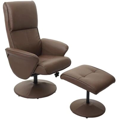 MCW Relaxsessel Stockholm Kunstleder Taupe MCW Relaxsessel Stockholm Kunstleder Taupe