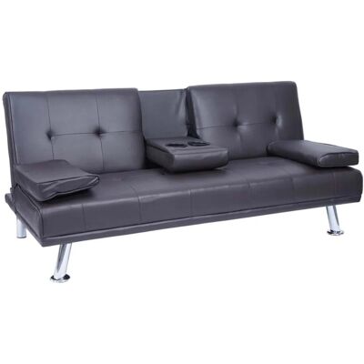 MCW 3er-Sofa F60 Kunstleder Braun MCW 3er-Sofa F60 Kunstleder Braun