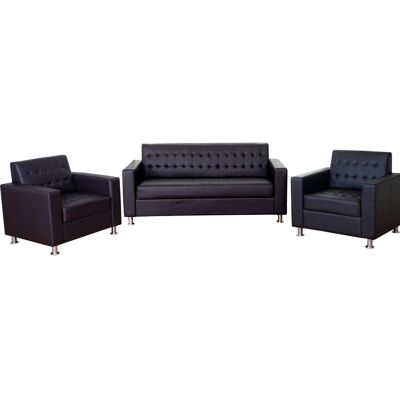 MCW 3-1-1 Sofagarnitur Kunda Metall-Füße Coffee MCW 3-1-1 Sofagarnitur Kunda Metall-Füße Coffee
