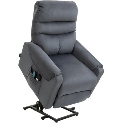 HOMCOM Aufstehsessel Polyester-Gewebe Metall Dunkelgrau 79B x 97T x 103H cm HOMCOM Aufstehsessel Polyester-Gewebe Metall Dunkelgrau 79B x 97T x 103H cm
