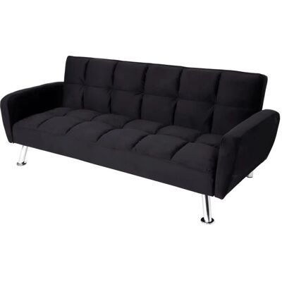 MCW Sofa K19 Samt Schwarz MCW Sofa K19 Samt Schwarz