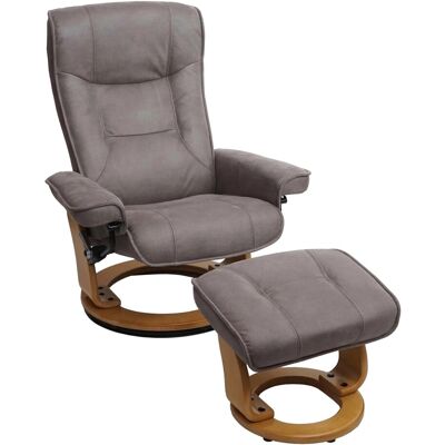 Robas Lund MCA Relaxsessel Hamilton Stoff/Textil 130kg Belastbar Hellgrau Naturbraun Robas Lund MCA Relaxsessel Hamilton Stoff/Textil 130kg Belastbar Hellgrau Naturbraun