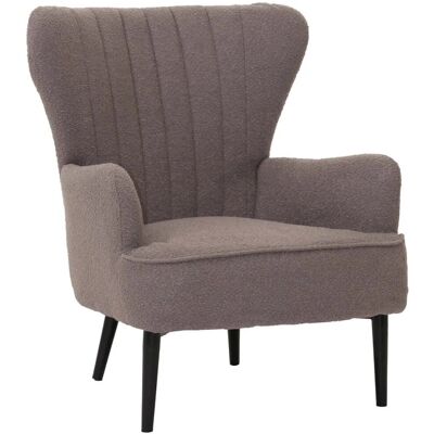 MCW Lounge-Sessel K37 Stoff Bouclé 600g/m² Hellgrau MCW Lounge-Sessel K37 Stoff Bouclé 600g/m² Hellgrau